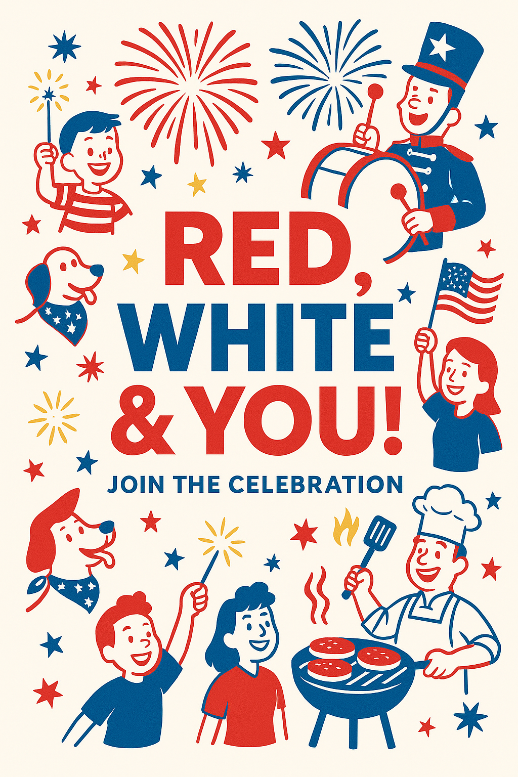 Red White You Portrait