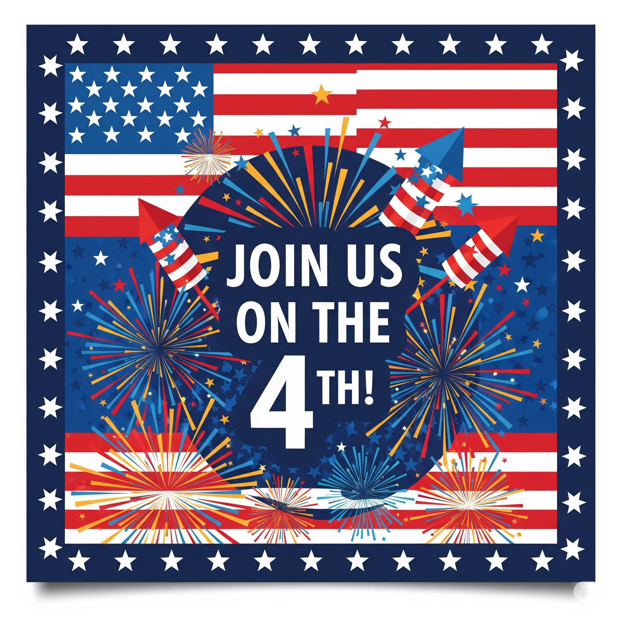 Patriotic Stars & Stripes